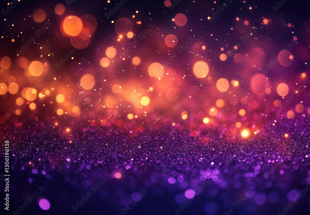 Poster bokeh light background with colorful glows and sparkles creating a dreamy atmosphere for use in back
