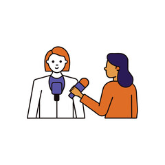 business man and woman