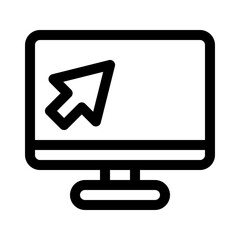remote access tools line icon
