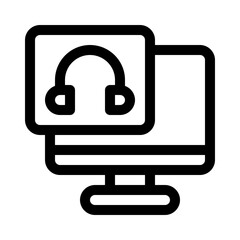 remote support line icon