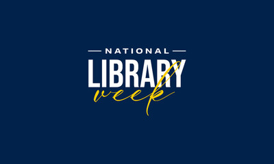 national library week holiday concept