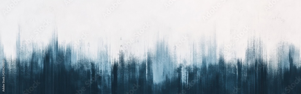 Poster elegant gradient of pastel blue pencil strokes transitioning from dark to light shades across a text