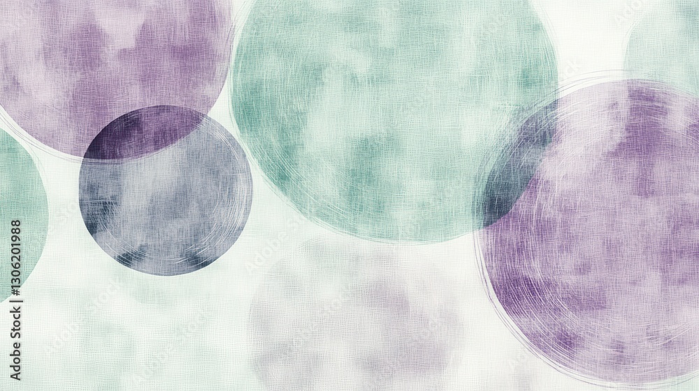 Aufkleber elegant backdrop with delicate pencil strokes and circular patterns in soft pastel colors suitable f