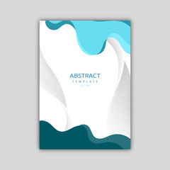 Poster brochure cover banner presentation layout template, Technology digital futuristic internet network connection black blue background, Abstract cyber future tech communication Ai big data science