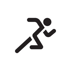 Fast run icon template, rush icon for graphic design, logo, web site, social media, mobile app, ui illustration