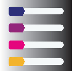 Fototapeta premium Paper Labels Set 
