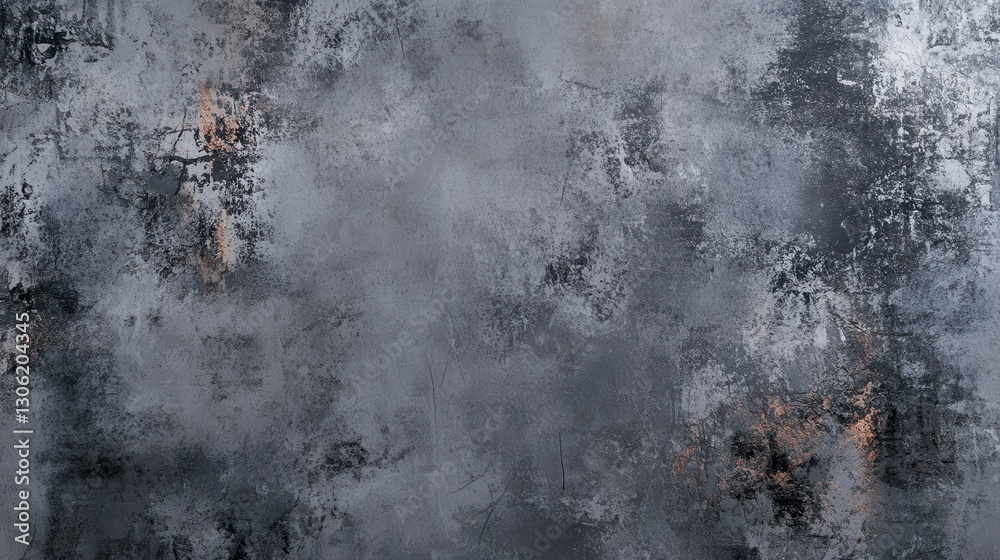Poster Solid steel gray background with seamless texture suitable for diverse design applications and modern aesthetics