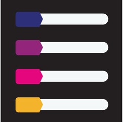 Obraz premium Paper Labels Set 