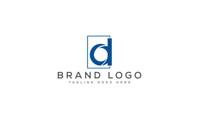 letter CD logo design vector template design for brand.