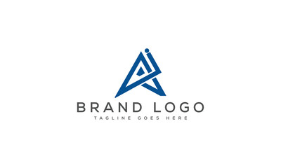 Fototapeta premium letter AI logo design vector template design for brand.