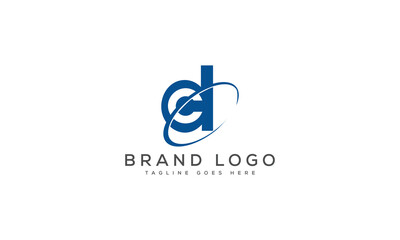 letter CD logo design vector template design for brand.