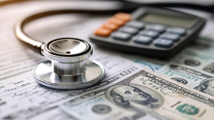 Healthcare expenses and medical costs are carefully considered with money