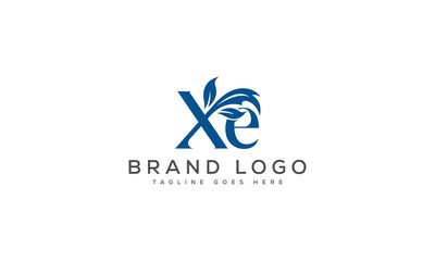 letter XE logo design vector template design for brand.