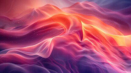 Fototapeta premium Abstract picture colorful light particle with digital technology style design connecting become dynamic of electric wave movement represent about flowing of data or structure of network system. AIG53.