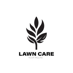 Lawn Care Logo. Lawn Care Logo Design. Lawn Care Logo Brand. Lawn Care Logo Vector Design Isolated on White Background