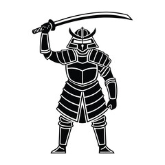 Obraz premium Epic Samurai Sword Silhouette Traditional Japanese Warrior
