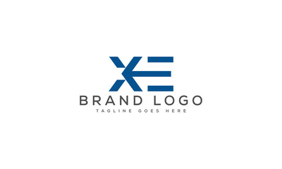 Obraz premium letter XE logo design vector template design for brand.