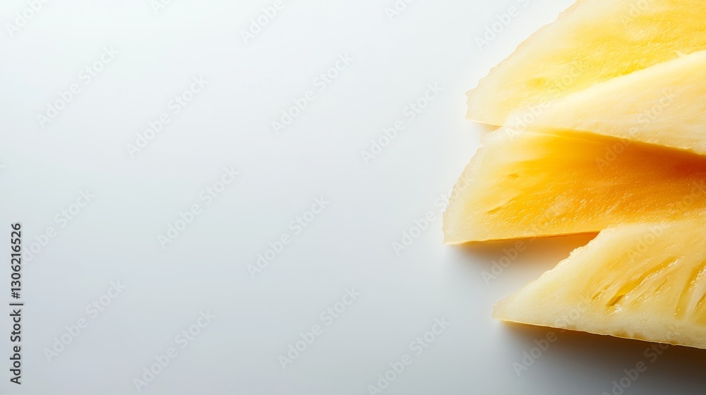 Poster intricate geometric patterns and vivid yellow-green hues of pineapple peel are showcased beautifully