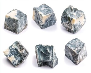 Fototapeta premium Blue and White Soapstone Blocks