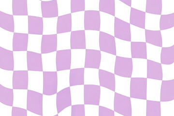 PNG Wavy checkered pattern optical purple effect.