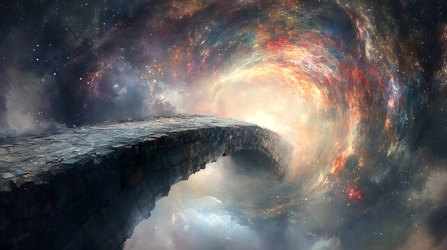 A bridge to the dimensional portal of possible choices