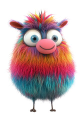 Fototapeta premium PNG Furry lhama illustration animal colors.
