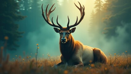Resting Elk