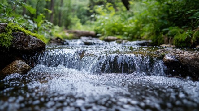 Sustainable water conservation project protecting natural