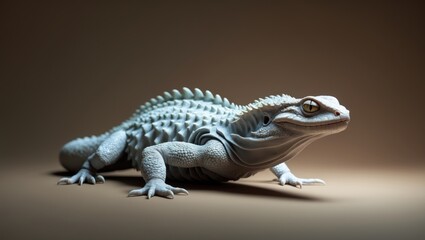 Obraz premium Venomous lizard known as the Gila monster (Heloderma suspectum), indigenous to the southwestern U.S. and northwestern Sonora, Mexico. A robust and typically sluggish reptile.