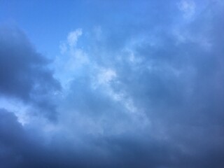 blue sky with clouds