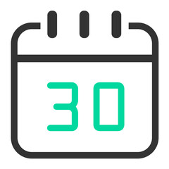 Common black and green icon pack