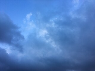 Obraz premium blue sky with clouds