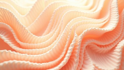 endless design in soft peach hues. Abstract tropical backdrop with a pale background, featuring peach shades.