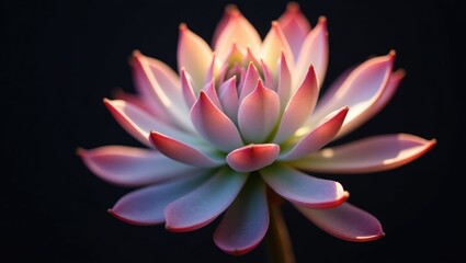 stunning close-up of a succulent flower