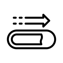 productivity metrics line icon