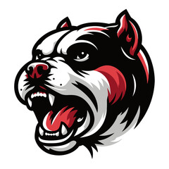 Pitbull vector and illustrations