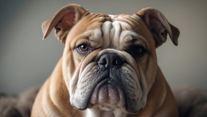 Obraz premium Angielski Buldog Pies