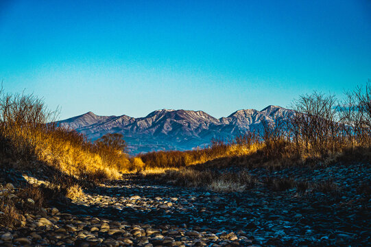 清らかな山の風景