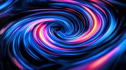 Abstract swirling colors