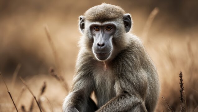 Baboons are a type of Old World monkey within the genus Papio, part of the Cercopithecinae subfamily, primarily inhabiting designated regions in Africa and the Arabian Peninsula.