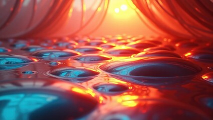 Background featuring metallic surfaces