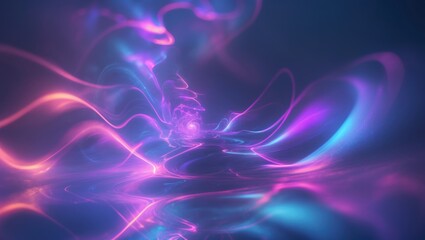 bright kaleidoscopic patterns against an abstract background.