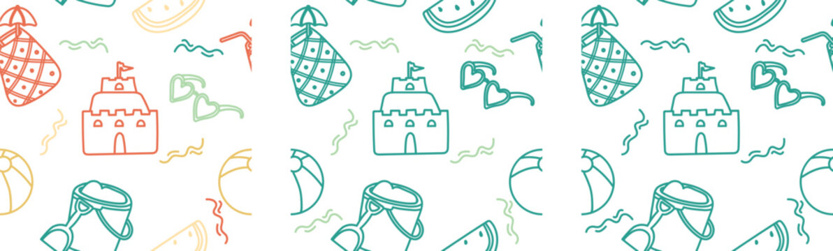 seamless summer pattern