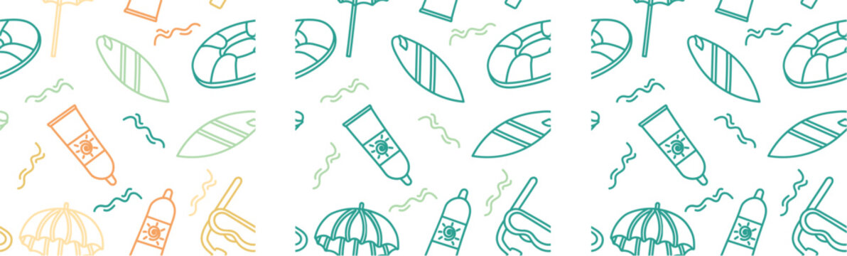 seamless summer pattern