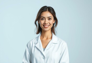 Female scientist in a lab setting