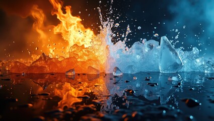 battle between fire and ice