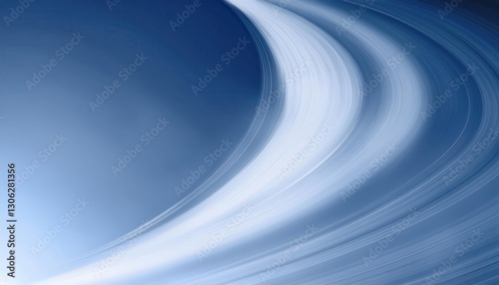 Poster abstract blue motion swirl with gradient light effect, futuristic digital wave background, modern dy