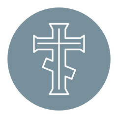 Orthodox Cross Icon