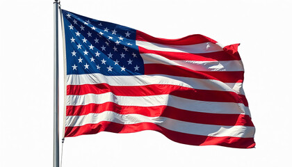 Obraz premium american flag waving