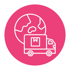 Worldwide Delivery Icon